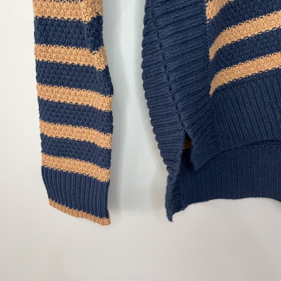 Madewell NWT Striped Pickford chunky knit boxy oversized pullover sweater - Picture 3 of 10
